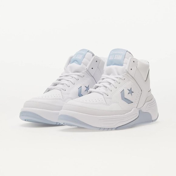 NIB Converse Weapon CX Mid Colorblock White Light Armory Blue 171556C US Mens 10 - Picture 5 of 7